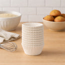 REGENT CAKE CUPS WHITE IN SHRINK TUBE 500PK, 50X32.5MM