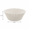 REGENT CAKE CUPS WHITE IN SHRINK TUBE 500PK, 50X32.5MM