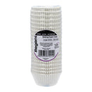 REGENT CAKE CUPS WHITE IN SHRINK TUBE LARGE 500PK, 55X37.5MM
