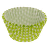 REGENT CAKE CUPS LIME GREEN AND WHITE CHECK 50 PCS, (50X32.5MM)