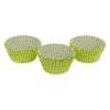 REGENT CAKE CUPS LIME GREEN AND WHITE CHECK 50 PCS, (50X32.5MM)