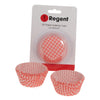 REGENT CAKE CUPS PINK AND WHITE CHECK 50 PCS, (50X32.5MM)