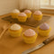 REGENT CAKE CUPS YELLOW AND WHITE CHECK 50PK, 50X32.5MM