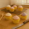 REGENT CAKE CUPS YELLOW AND WHITE CHECK 50PK, 50X32.5MM