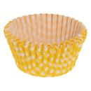 REGENT CAKE CUPS YELLOW AND WHITE CHECK 50 PCS, (50X32.5MM)