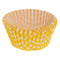REGENT CAKE CUPS YELLOW AND WHITE CHECK 50 PCS, (50X32.5MM)