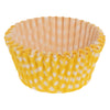 REGENT CAKE CUPS YELLOW AND WHITE CHECK 50 PCS, (50X32.5MM)