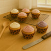 REGENT CAKE CUPS BROWN AND BLACK LEOPARD PRINT 50PK, 50X32.5MM