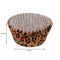 REGENT CAKE CUPS BROWN AND BLACK LEOPARD PRINT 50 PCS, (50X32.5MM)