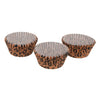 REGENT CAKE CUPS BROWN AND BLACK LEOPARD PRINT 50PK, 50X32.5MM