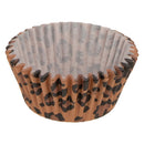 REGENT CAKE CUPS BROWN AND BLACK LEOPARD PRINT 50 PCS, (50X32.5MM)