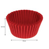 REGENT CAKE CUPS RED GLASSINE PAPER 50PK, 50X32.5MM