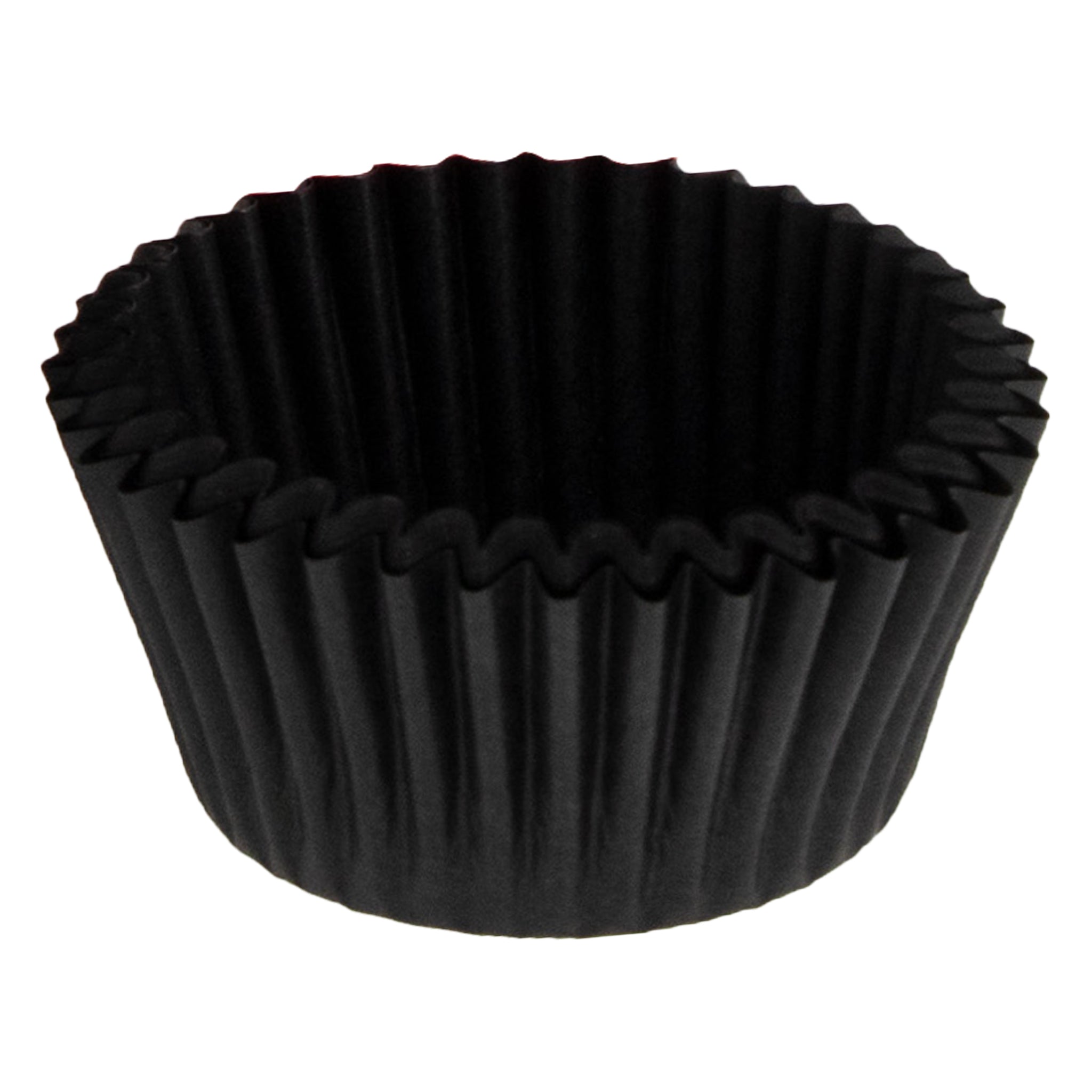 REGENT CAKE CUPS BLACK GLASSINE PAPER 50PK, 50X32.5MM