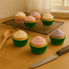 REGENT CAKE CUPS GREEN FOIL 50PK, 50X32.5MM