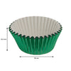 REGENT CAKE CUPS GREEN FOIL 50PK, 50X32.5MM
