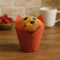 REGENT TULIP MUFFIN CUPS RED GREASE PROOF PAPER 25 PCS, (80/50MM DIAX90MM)