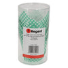 REGENT TULIP MUFFIN CUPS TURQUOISE WITH WHITE CHECKS GREASE PROOF PAPER 25PK, 80/50MM DIA