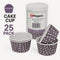 REGENT CUPCAKE CUPS PURPLE WITH WHITE DOTS PET LINED 25 PCS, (50/70MM DIAX39MM)
