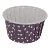 REGENT CUPCAKE CUPS PURPLE WITH WHITE DOTS PET LINED 25 PCS, (50/70MM DIAX39MM)