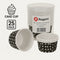 REGENT CUPCAKE CUPS BLACK WITH WHITE DOTS PET LINED 25 PCS, (50/70MM DIAX39MM)
