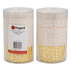 REGENT CAKE/ICE CREAM CUPS YELLOW CHECK PET LINED 25PK, 55MM DIAX35MM