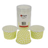 REGENT CAKE/ICE CREAM LIME GREEN CHECK PET LINED 25PK, 55MM DIAX35MM