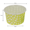REGENT CAKE/ICE CREAM LIME GREEN CHECK PET LINED 25PK, 55MM DIAX35MM