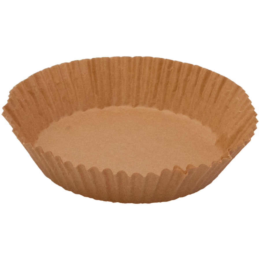 REGENT AIR FRYER ROUND PARCHMENT PAPER LINERS IN PVC BOX 50PK, 160MM DIA