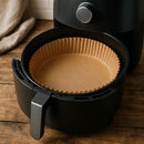 REGENT AIR FRYER ROUND PARCHMENT PAPER LINERS IN PVC BOX 50PK, 160MM DIA