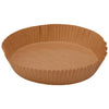 REGENT AIR FRYER ROUND PARCHMENT PAPER LINERS IN PVC BOX 50PK, 200MM DIA