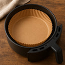 REGENT AIR FRYER ROUND PARCHMENT PAPER LINERS IN PVC BOX 50PK, 200MM DIA