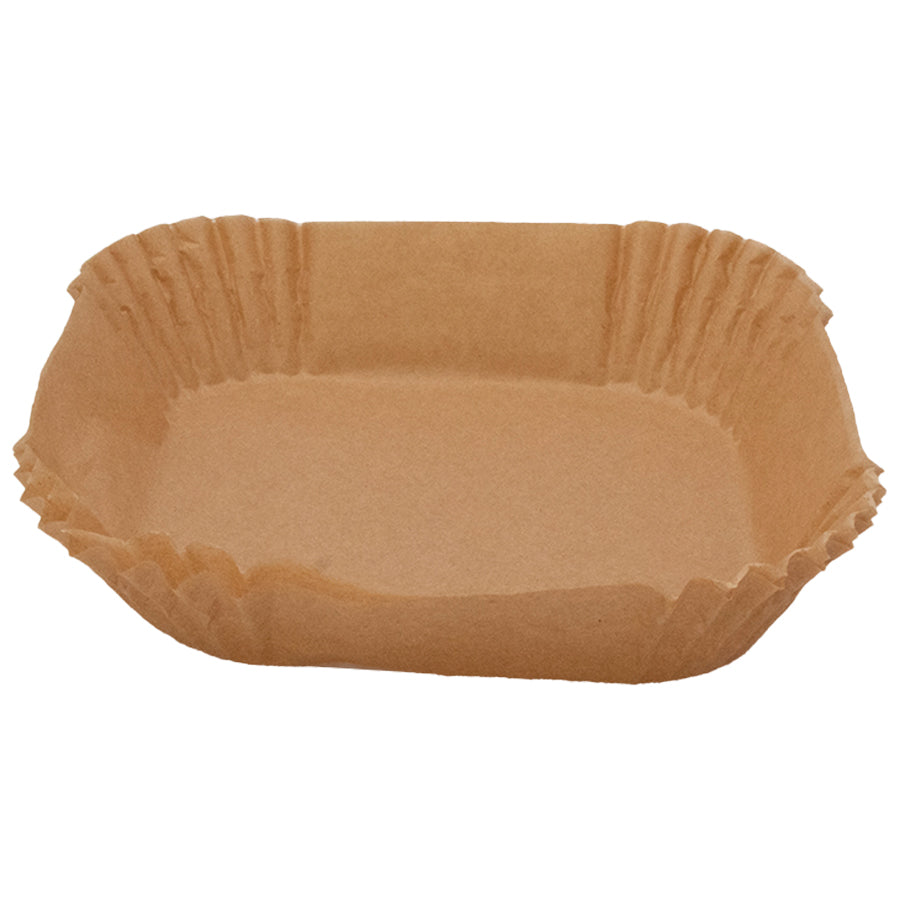 REGENT AIR FRYER SQUARE PARCHMENT PAPER LINERS IN PVC BOX 50PK, 160X160MM