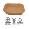 REGENT AIR FRYER SQUARE PARCHMENT PAPER LINERS IN PVC BOX 50PK, 160X160MM
