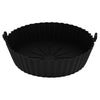 REGENT ROUND AIRFRYER BLACK SILICONE BASKET, 175MM DIA