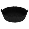 REGENT ROUND AIRFRYER BLACK SILICONE BASKET, 170MM DIA