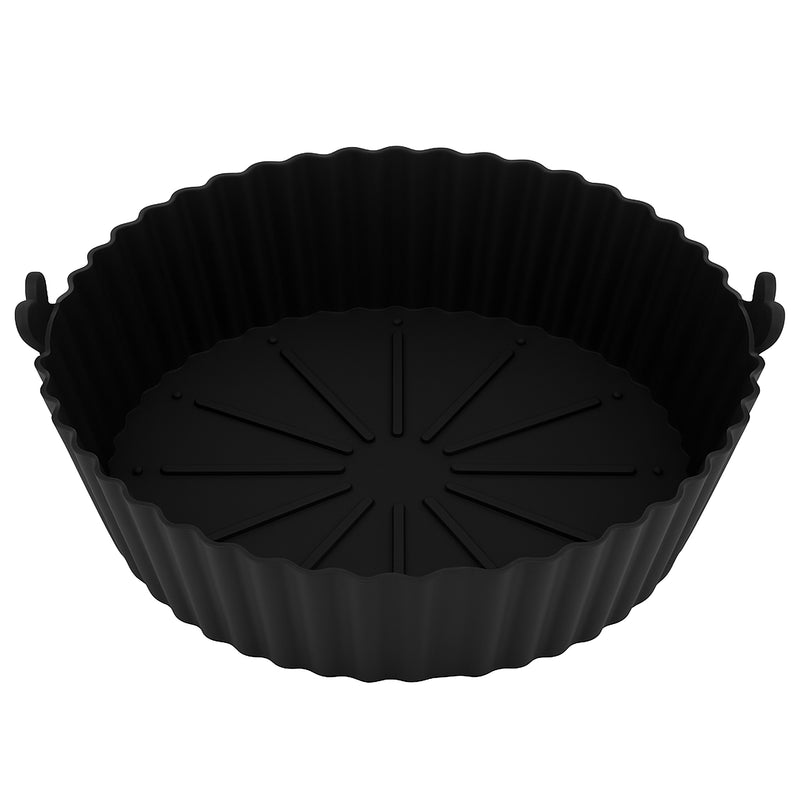 REGENT ROUND AIRFRYER BLACK SILICONE BASKET, 170MM DIA
