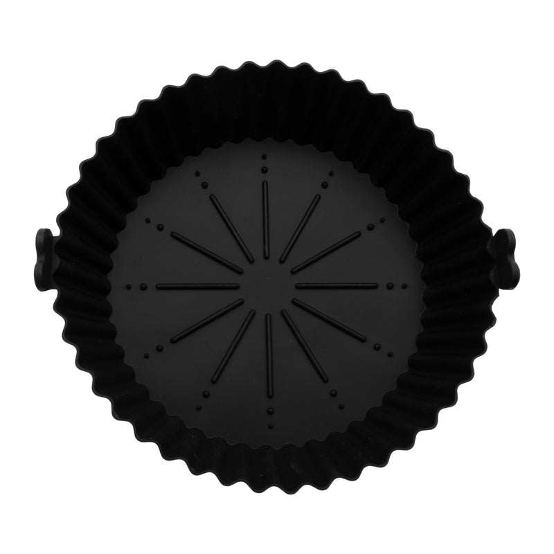 REGENT ROUND AIRFRYER BLACK SILICONE BASKET, 170MM DIA