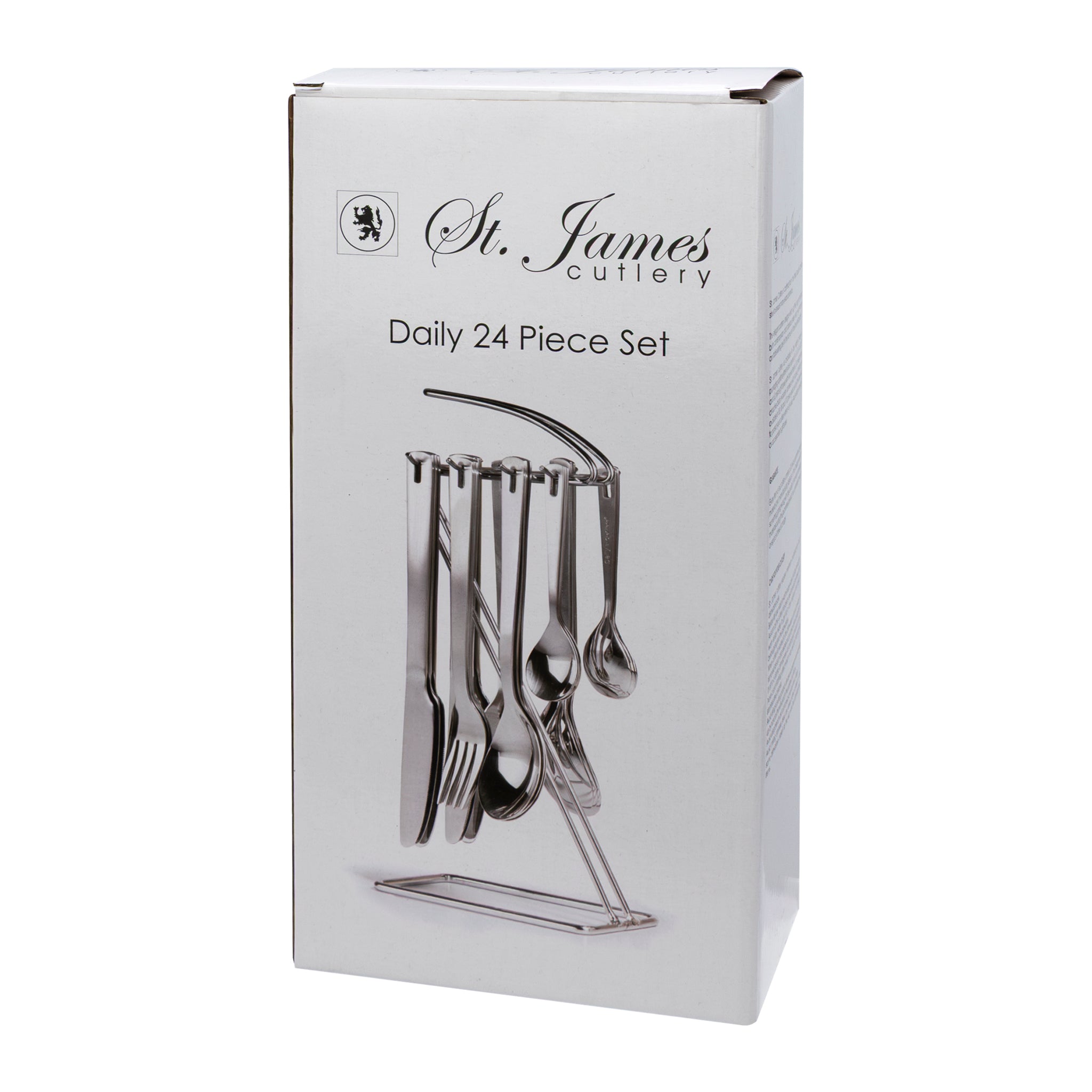 ST. JAMES CUTLERY DAILY HANGING 24PK SET