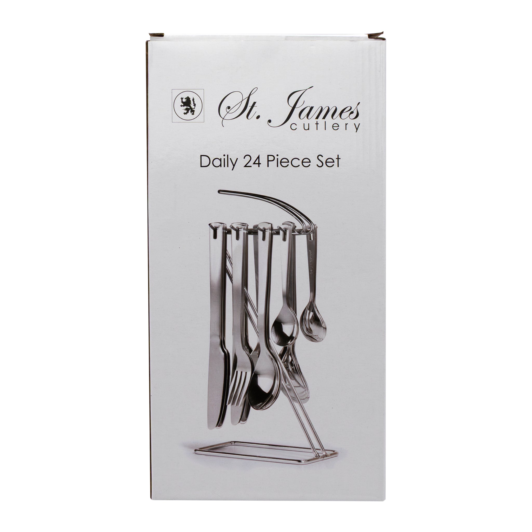 ST. JAMES CUTLERY DAILY HANGING 24PK SET