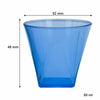 BAR BUTLER COLOURED SHOT GLASSES PLASTIC 6PK, 50ML - 52MM DIA