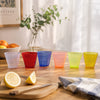 BAR BUTLER COLOURED SHOT GLASSES PLASTIC 6PK, 50ML - 52MM DIA