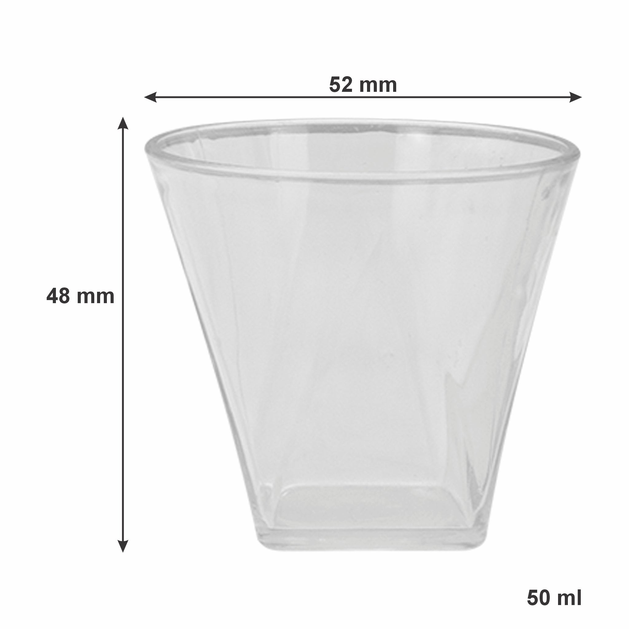 BAR BUTLER COLOURED SHOT GLASSES PLASTIC 6PK, 50ML - 52MM DIA