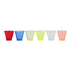 BAR BUTLER COLOURED SHOT GLASSES PLASTIC 6PK, 50ML - 52MM DIA