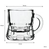 BAR BUTLER TOT GLASS WITH HANDLE, 25ML (43MM DIAX60X45MM)