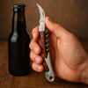 BAR BUTLER HEAVY DUTY WINE BOTTLE OPENER WITH ROSEWOOD FINISH