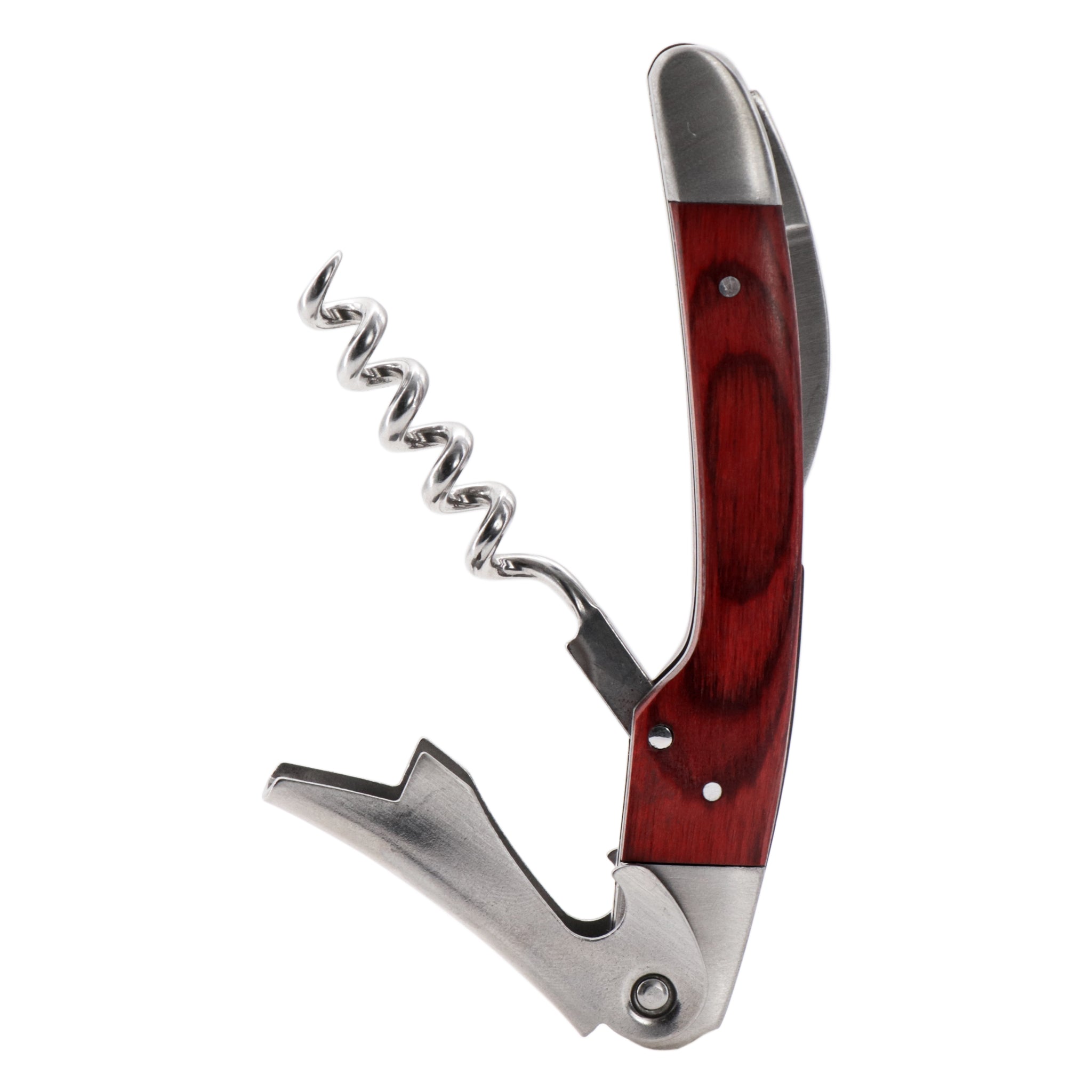 BAR BUTLER HEAVY DUTY WINE BOTTLE OPENER WITH ROSEWOOD FINISH