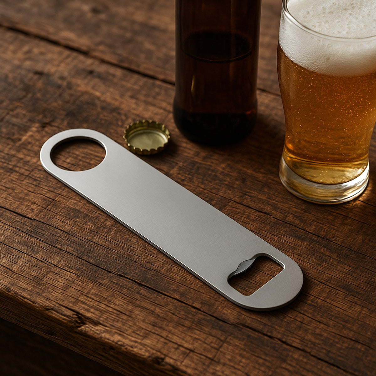 BAR BUTLER BLADE BOTTLE OPENER STAINLESS STEEL