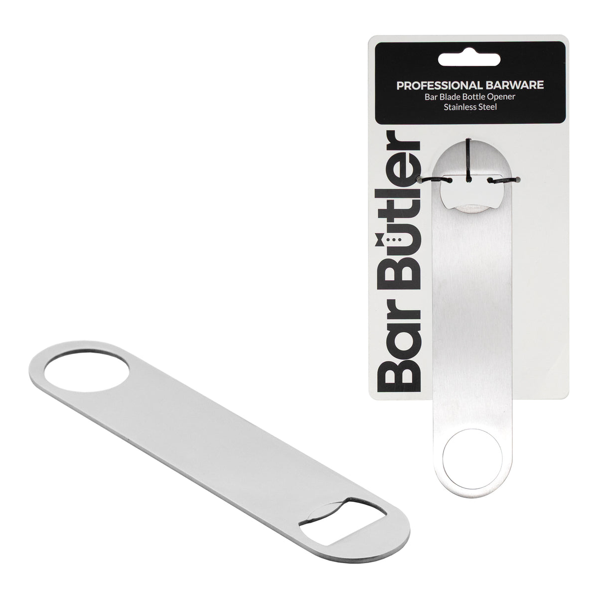 BAR BUTLER BLADE BOTTLE OPENER STAINLESS STEEL