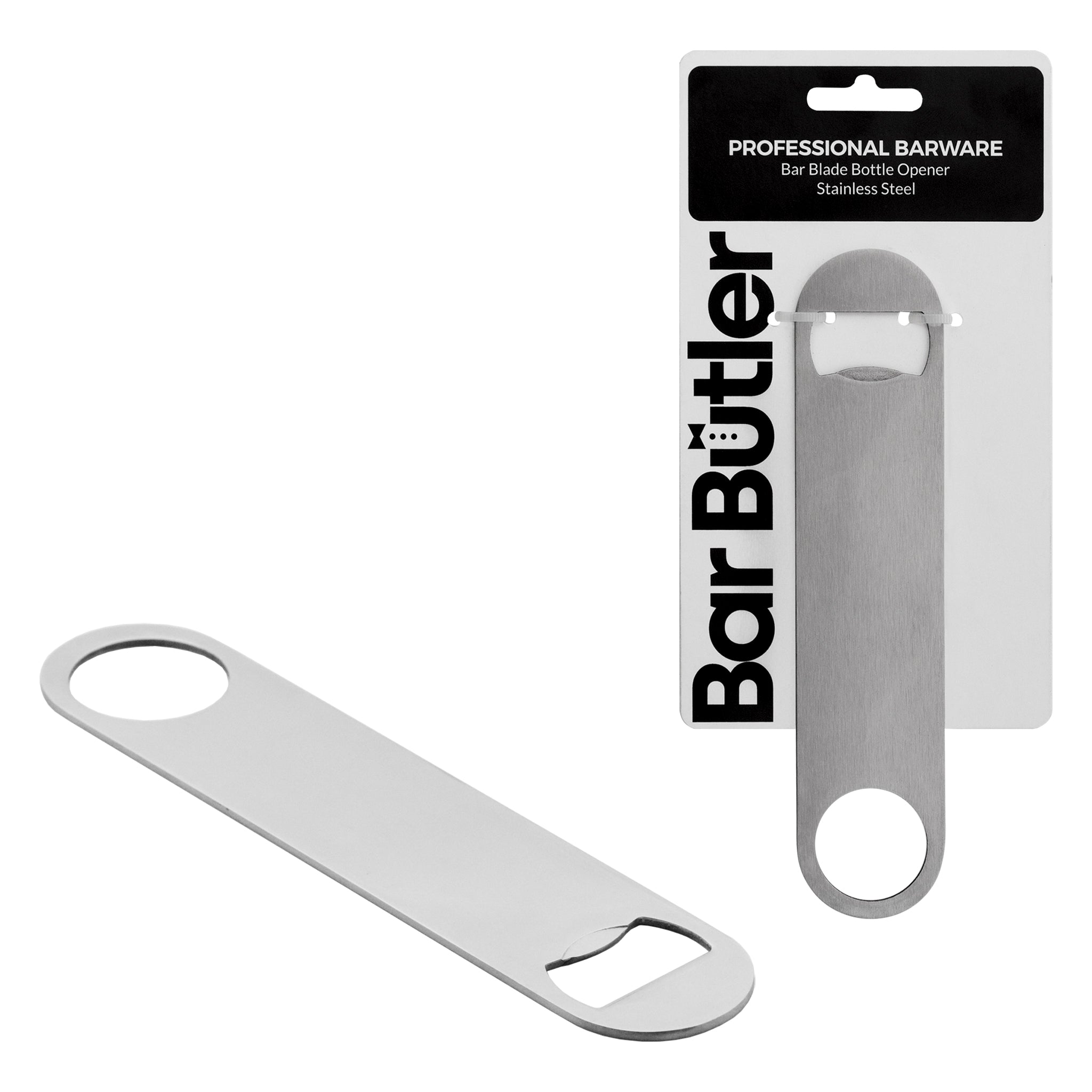 BAR BUTLER BLADE BOTTLE OPENER STAINLESS STEEL