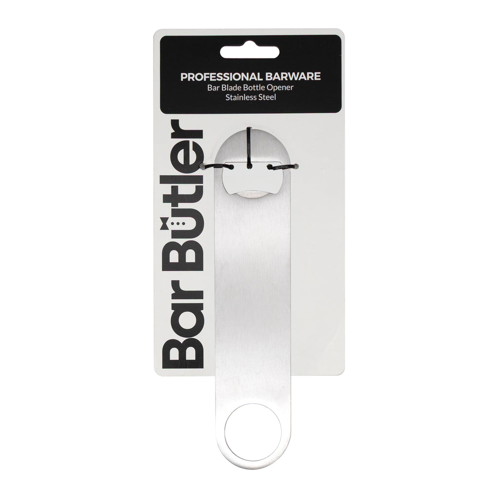 BAR BUTLER BLADE BOTTLE OPENER STAINLESS STEEL